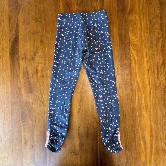 MATILDA JANE Leggings Bundle Girls 6 Legging Pants 3 Pairs Blue Stripes Ruffles - Picture 13 of 16